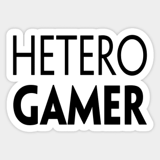 HETERO GAMER Sticker